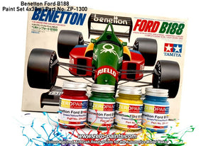 Peinture Zero Paints ZP-1300 Benetton Ford B188, 4 x 30 ml – image 3