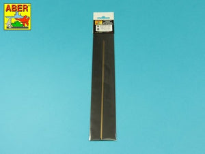Aber KR-10 Kwadratowe pręty mosiężne 1,0mm długość 245mm x 2 szt. / Brass square rods 1,0mm length 245mm x2 pcs. – immagine 3