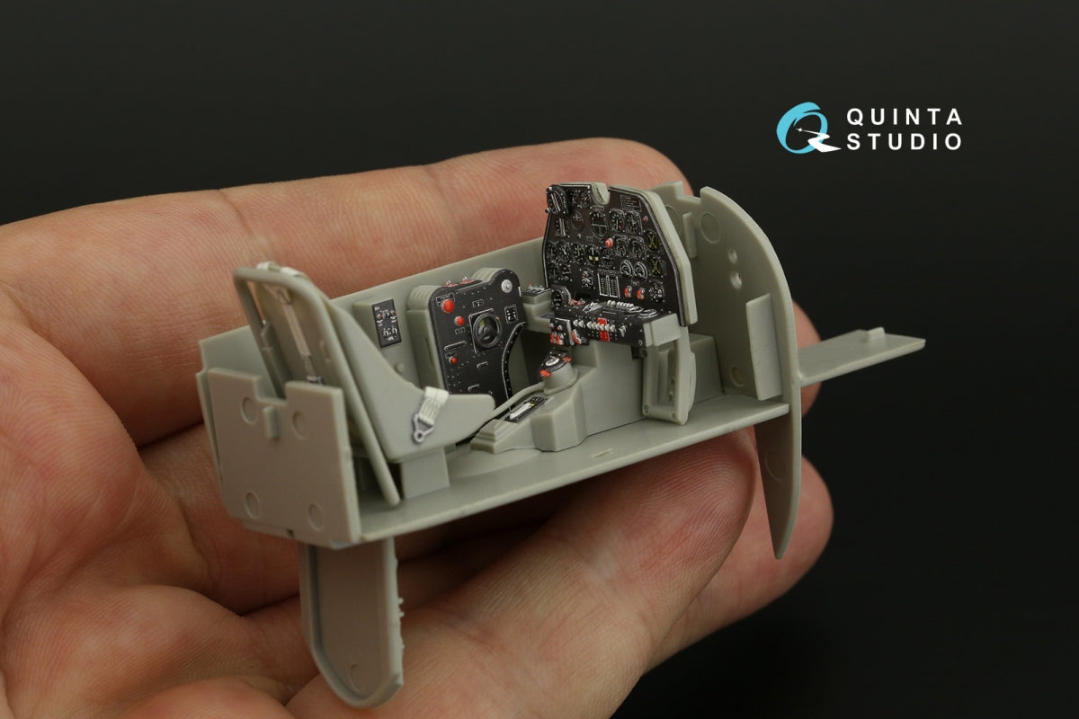 Quinta Studio QD32200 P-38L-5-LO Lightning 3D-Printed &amp;amp; coloured Interior on decal paper (Trumpeter/Hobbycraft) 1/32 – immagine 4