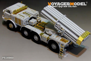 Voyager Model PE35900 Modern Russian 9P140 TEL of 9K57 Uragan(BM-27) MLRS Basic For TRUMPETER 1/35 – imagen 10