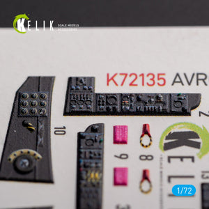 KELIK K72135 AVRO VULCAN B.2 Front cockpit - interior 3D decals for Airfix kit 1/72 – immagine 2