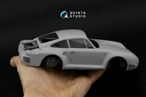 Quinta Studio QDS-24003 Porsche 959 3D-Printed &amp;amp; coloured Interior on decal paper (Tamiya) (Small version) 1/24 – imagen 7