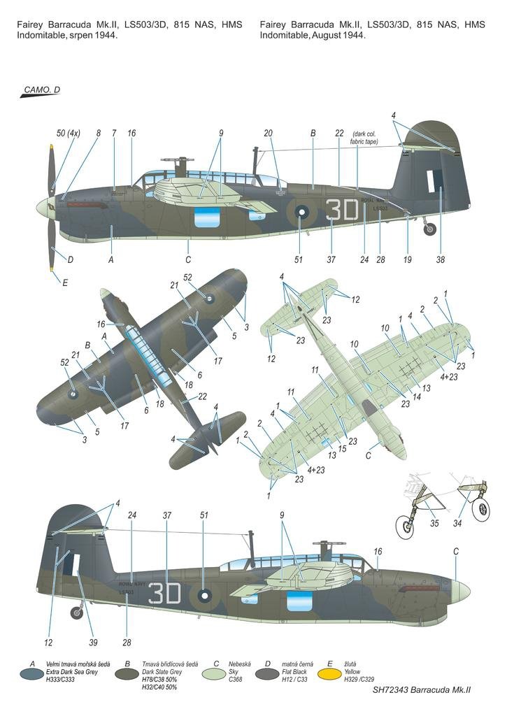 Special Hobby 72343 Fairey Barracuda Mk. II Pacific Fleet 1/72 – Bild 3