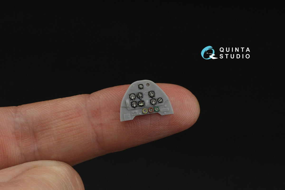 Quinta Studio QD48567 German WWII Cockpit instrument gauges 3D-Printed &amp;amp; coloured Interior on decal paper (All Kits) 1/48 – imagen 7