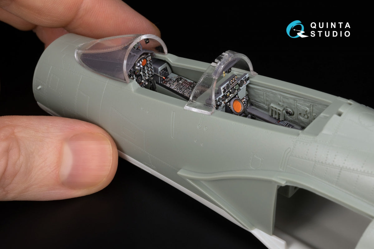 Quinta Studio QDS+48490 F-4S Phantom II 3D-Printed &amp;amp; coloured Interior on decal paper (Academy) (Small version) (with 3D-printed resin parts) 1/48 – imagen 11