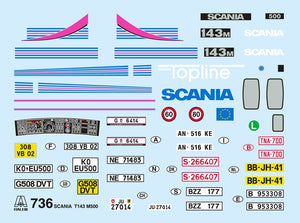 Italeri 0736 SCANIA T 143M 500 Topline 1/24 – imagen 3