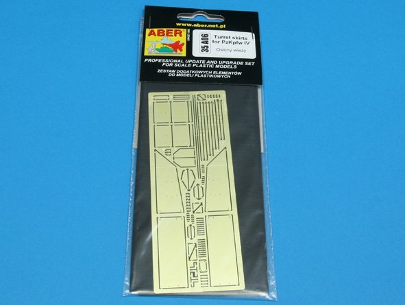 Aber 35A006 Osłony wieży do PzKpfw IV 1/35 – imagen 3