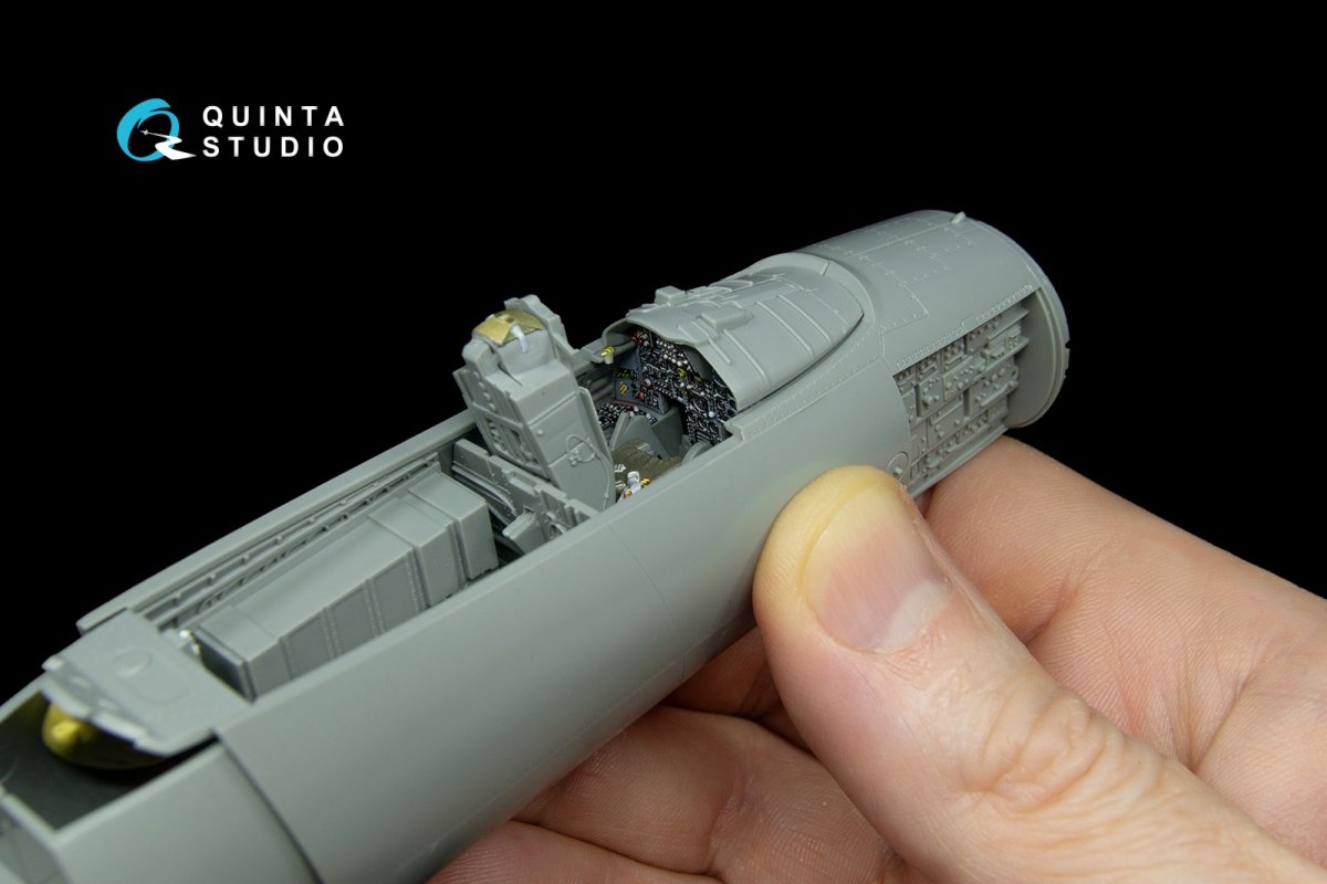 Quinta Studio QD48038 F-15A 3D-Printed &amp;amp; coloured Interior on decal paper (for GWH kit) 1/48 – imagen 3