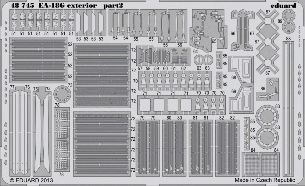 Eduard 48745 EA-18G exterior 1/48 Italeri – Bild 2