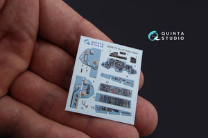 Quinta Studio QD48170 Su-27 3D-Printed coloured Interior on decal paper (for KittyHawk kit) 1/48 – imagen 3