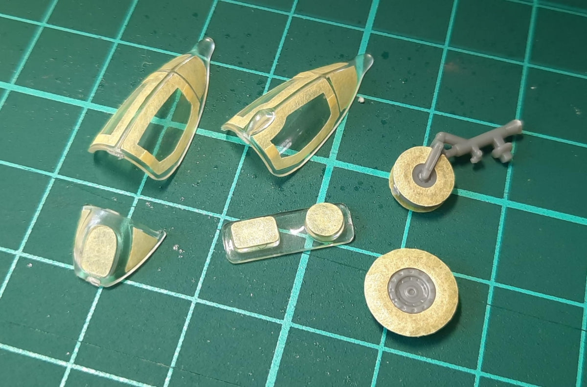 Omask 57050 Mig-17F mask (for Airfix) 1/72 – zdjęcie 2