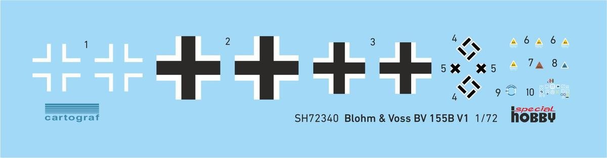 Special Hobby 72340 Blohm &amp;amp; Voss BV 155V-1 1/72 – imagen 4