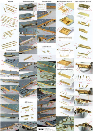 Pontos 35004F1 USS CV-10 Yorktown 1944 Detail Up Set 1/350 – zdjęcie 3