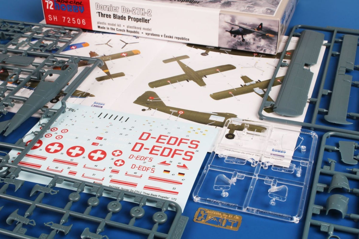 Special Hobby 72506 Dornier Do-27H-2 &amp;#39;Three Blade Propeller&amp;#39; 1/72 – imagen 9