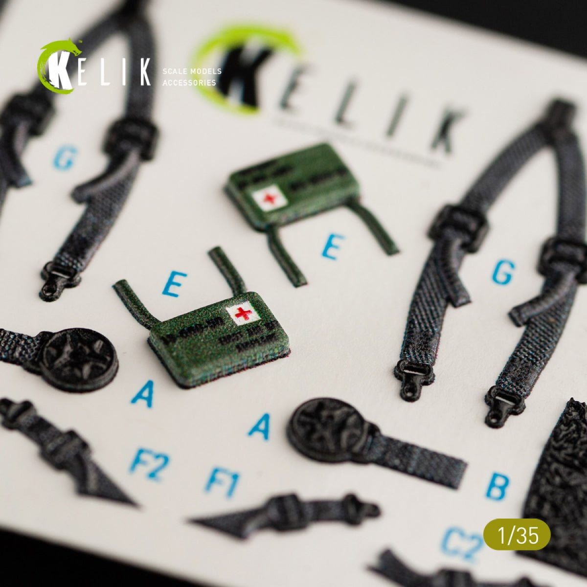 KELIK K35016 HH-60H RESCUE HAWK INTERIOR 3D DECALS FOR KITTY HAWK KIT 1/35 – imagen 7