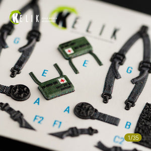 KELIK K35016 HH-60H RESCUE HAWK INTERIOR 3D DECALS FOR KITTY HAWK KIT 1/35 – imagen 7