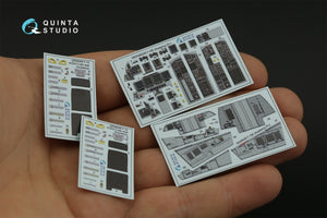 Quinta Studio QD48426 F-15E 3D-Printed coloured Interior on decal paper (Academy) 1/48 – immagine 4