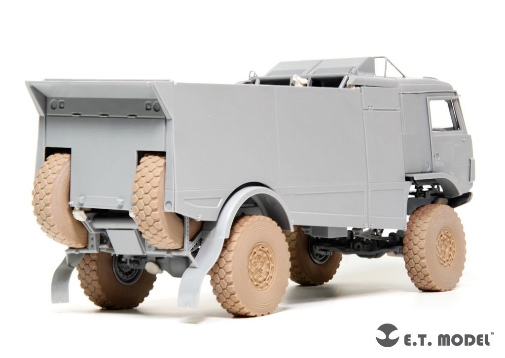 E.T. Model P35-131 KAMAZ-43509 Truck Sagged wheels &amp;amp; Spare Wheels for Zvezda kit 1/35 – imagen 5
