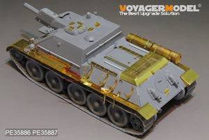 Voyager Model PE35886 WWII Russia SU-122 Basic For MINIART 1/35 – imagen 3