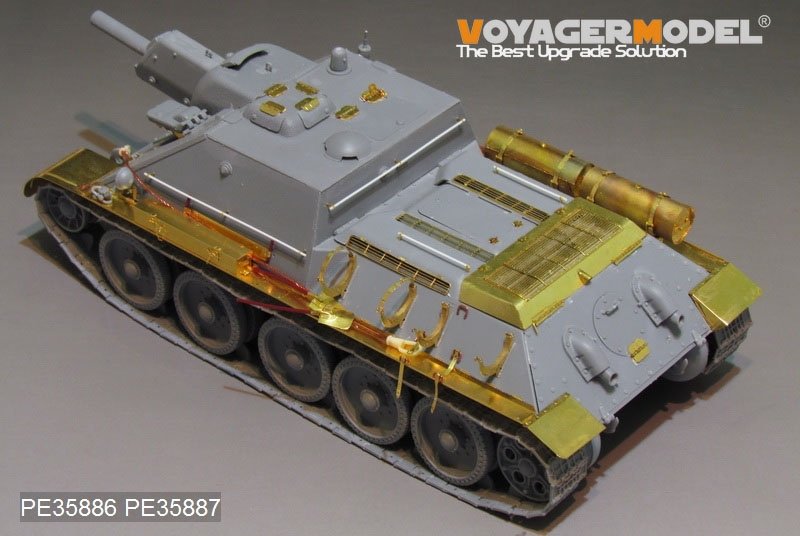 Voyager Model PE35886 WWII Russia SU-122 Basic For MINIART 1/35 – imagen 3