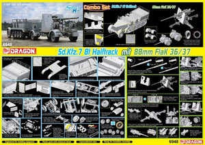 Dragon 6948 Sd.Kfz.7 8(t) Halftrack + 88mm FlaK 36/37 1/35 – Bild 2