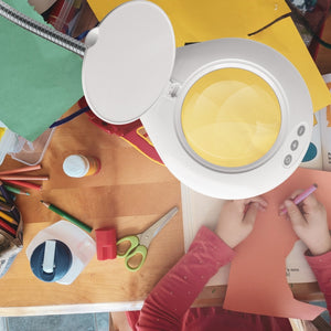 Lightcraft LC8070LED-EU LED Magnifier Lamp with Floor Stand / Lampa powiększająca LED z uchwytem podłogowym – imagen 3
