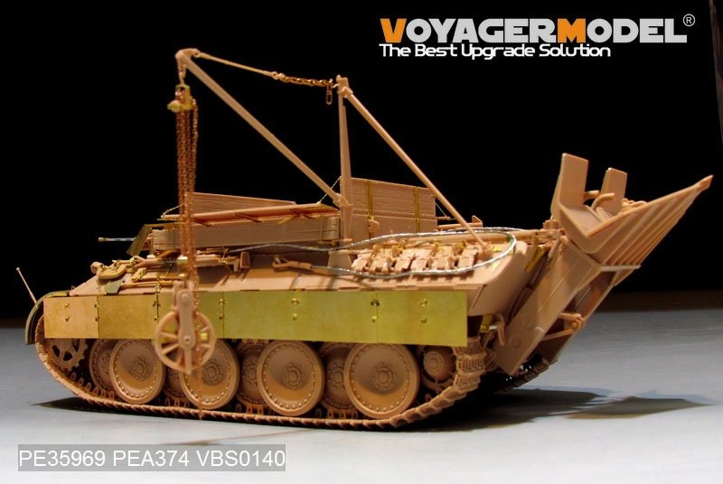 Voyager Model PE35969 WWII German Bergepanther Ausf.A (Early type,Panther A tool holders) Basic For MENG SS-015 1/35 – imagen 6