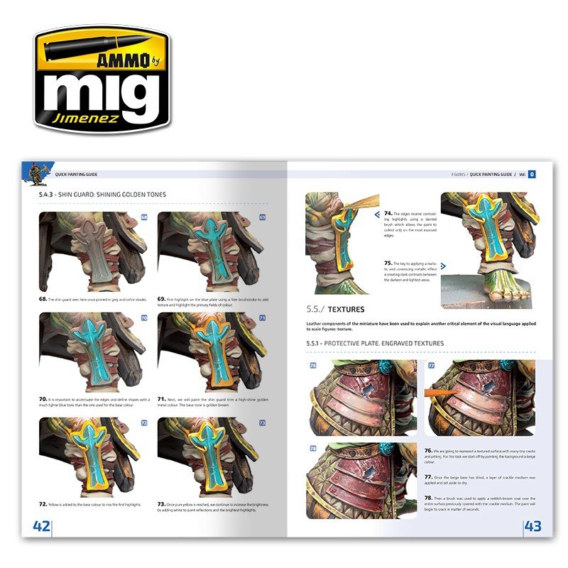 Ammo of Mig Jimenez 6220 ENCYCLOPEDIA OF FIGURES MODELLING TECHNIQUES VOL. 0 - QUICK GUIDE FOR PAINTING (English) – immagine 2