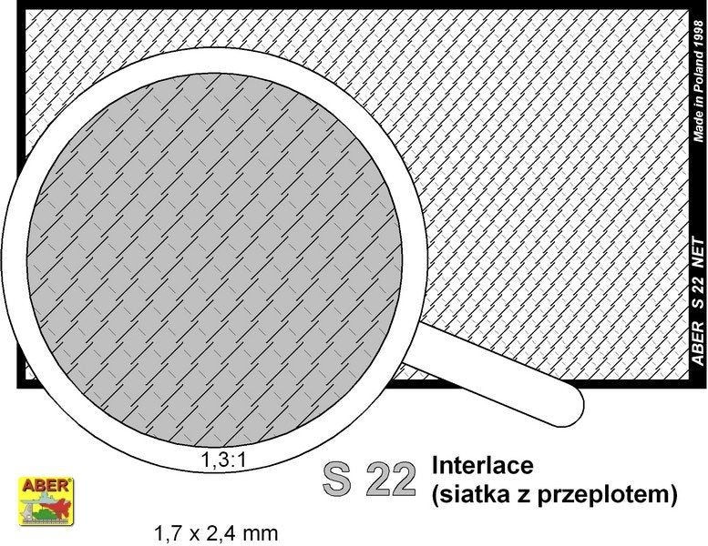 Aber S-22 Net with interlaced mesh 1.7 x 2.4 mm – image 2