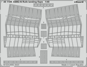 Eduard 481109 A6M2-N Rufe landing flaps EDUARD 1/48