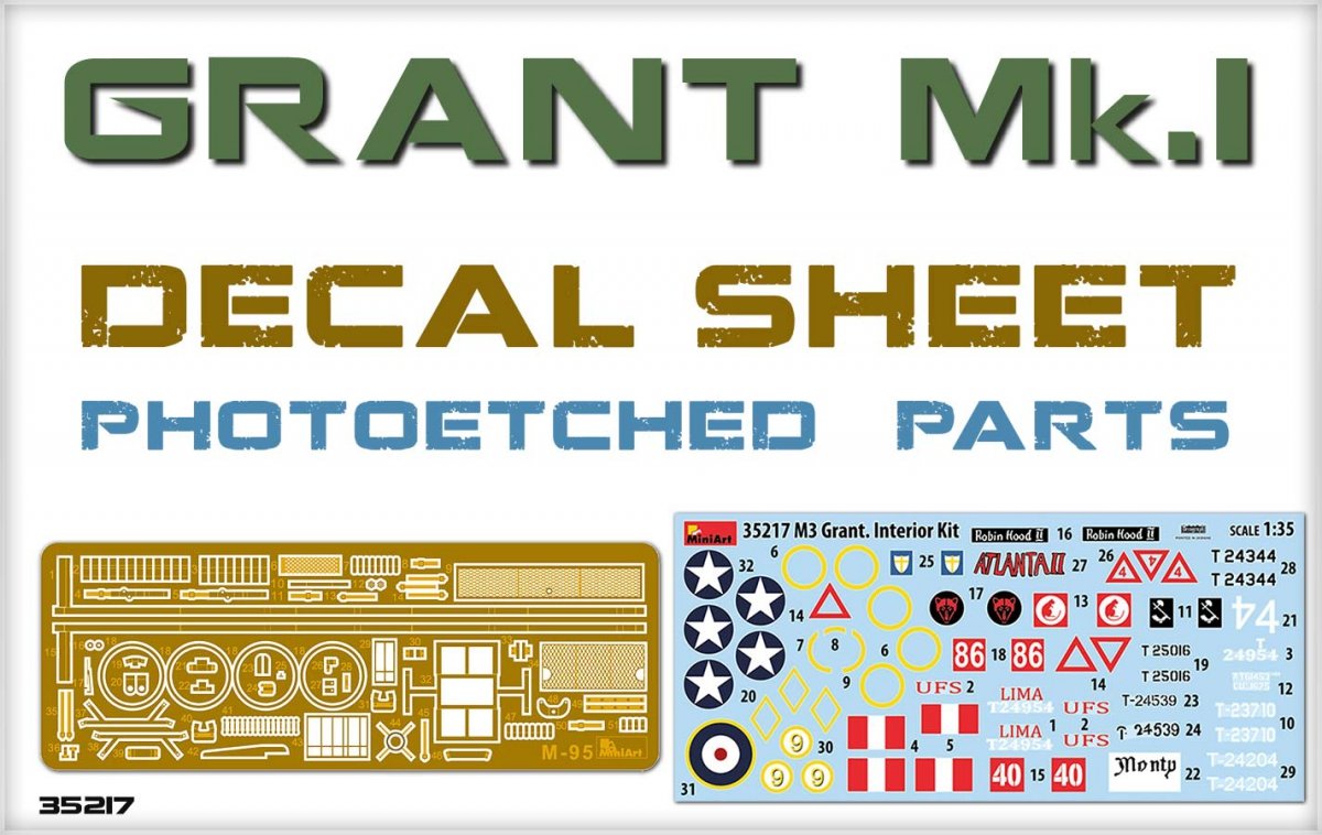 MiniArt 35217 Grant Mk.I w/interior 1/35 – immagine 24