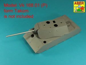 Aber 35L-330 Lufa 15cm do niemieckiego super ciężkiego czołgu Vk168.01(P) 1/35 – imagen 7