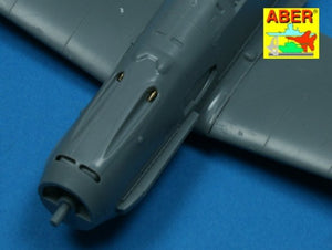 Aber A48 003 Set of 4 barrels tips for German 7,92 mm MG 17 aircraft machine guns 1/48 – zdjęcie 4