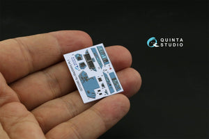 Quinta Studio QD72060 Su-35S 3D-Printed &amp;amp; coloured Interior on decal paper (GWH) 1/72 – Bild 2