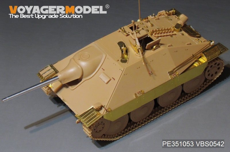 Voyager Model PE351053B WWII German Sd.Kfz.138/2 Hetzer Tank Destroyer Late Version (B ver include Gun Barrel) For ACADMY 13230/13277 1/35 – immagine 8