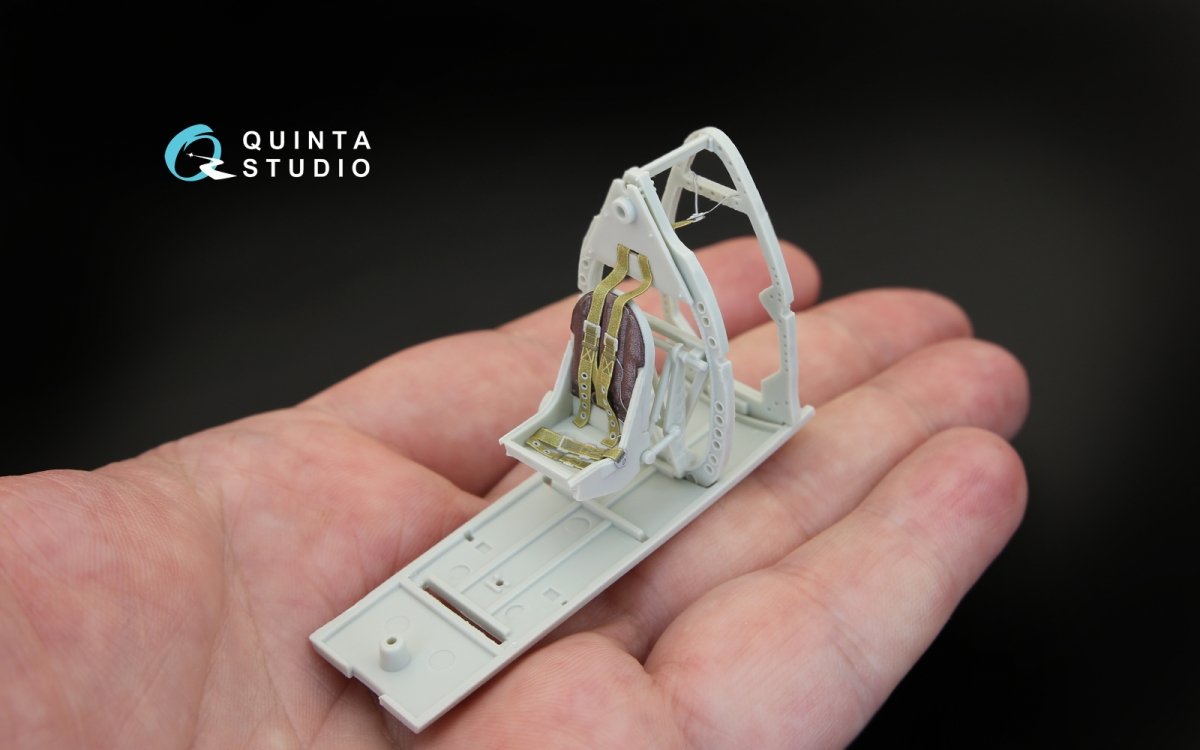 Quinta Studio QD32043 Spitfire Mk. II 3D-Printed &amp;amp; coloured Interior on decal paper (for Revell kit) 1/32 – imagen 6