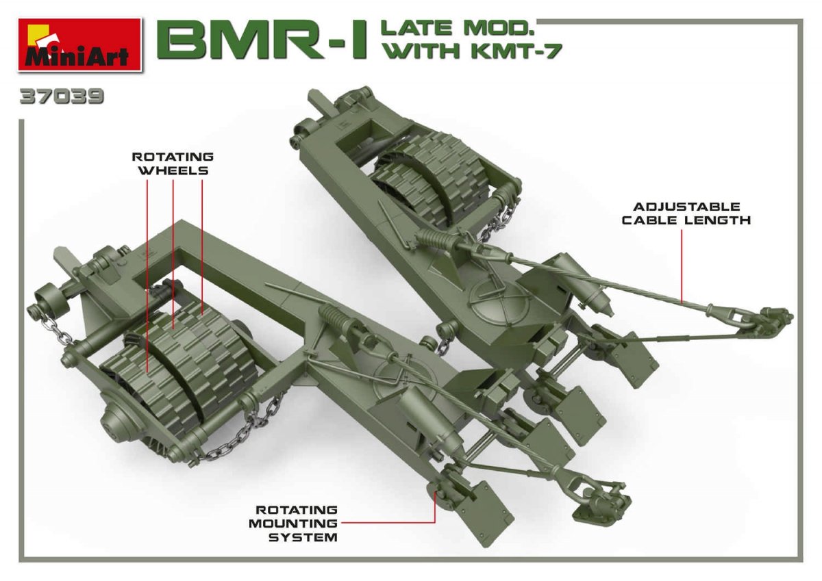 MiniArt 37039 BMR-1 Mod tardif. avec KMT-7 1/35 – image 20