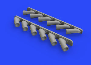 Eduard 648470 Spitfire Mk. XIV exhaust stacks 1/48 AIRFIX – imagen 2