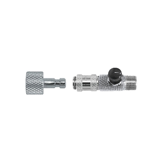 Sparmax 41200354 Zestaw szybkozłączek (Męskie Złącze 1/8" QD z zestawem zaworu sterowania powietrzem, gniazdo żeńskie, złącze 1/8")