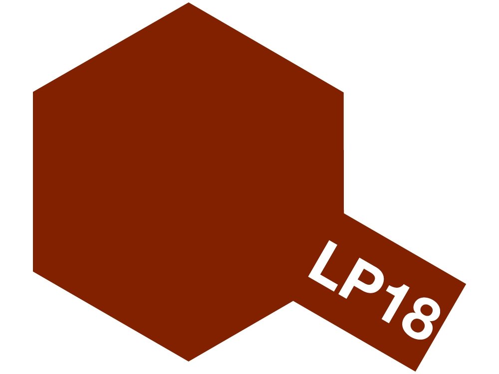 Tamiya 82118 LP-18 Dull red 10ml – immagine 2