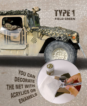 AK Interactive AK8066 CAMOUFLAGE NET FIELD GREEN TYPE 1 – Bild 2
