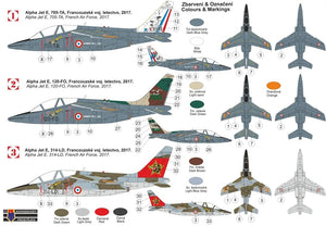 Kovozavody Prostejov KPM0264 Alpha Jet E „In French Services“ 1/72 – imagen 2