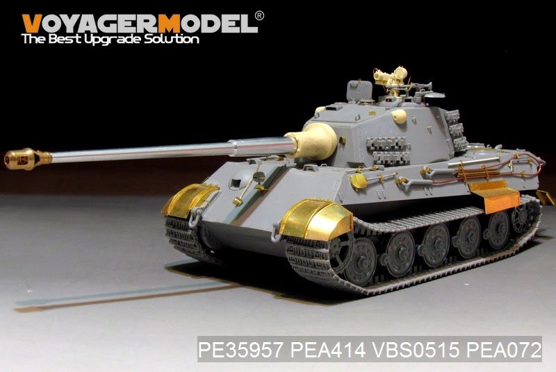 Voyager Model PE35957 WWII German King Tiger (Hensehel Turret) For HOBBYBOSS 84533 1/35 – imagen 2