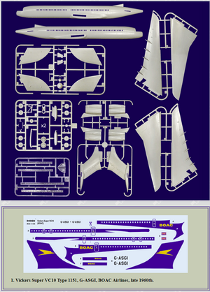 Roden 313 Vickers VC-10 Super Type 1151 1/144 – zdjęcie 2