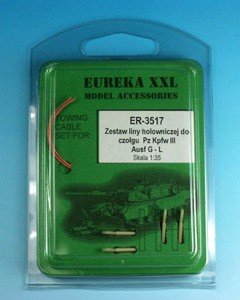 Eureka XXL ER-3517 Towing cable for PzKpfw-III Ausf. G-L 1/35