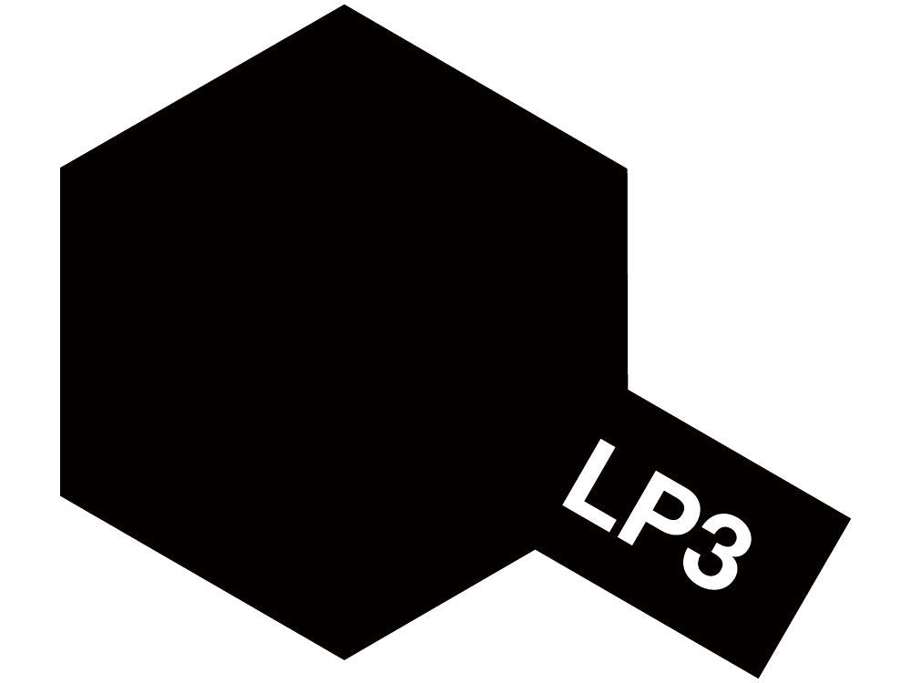 Tamiya 82103 LP-3 Flat black 10ml – immagine 2