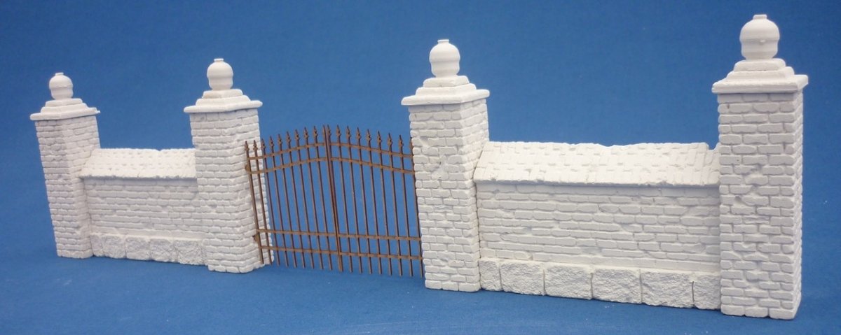 RT-Diorama 35243 Park wall with Fence 1/35 – zdjęcie 2