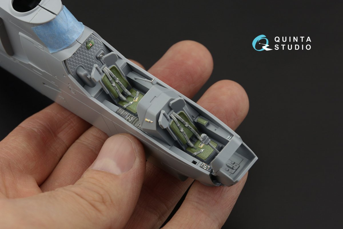 Quinta Studio QD48331 AH-1G 3D-Printed &amp;amp; coloured Interior on decal paper (Special Hobby) 1/48 – imagen 10