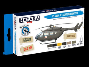 Hataka HTK-BS19 US Army Helicopters Paint Set (6x17ml) – Bild 3