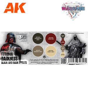 AK Interactive AK1070 WARGAME COLOR SET. ETERNAL DARKNESS. 4x17 ml – Bild 2